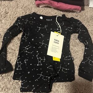 Kyte BABY Black Constellation Pajama Set